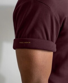 Heren t-shirt bordeaux