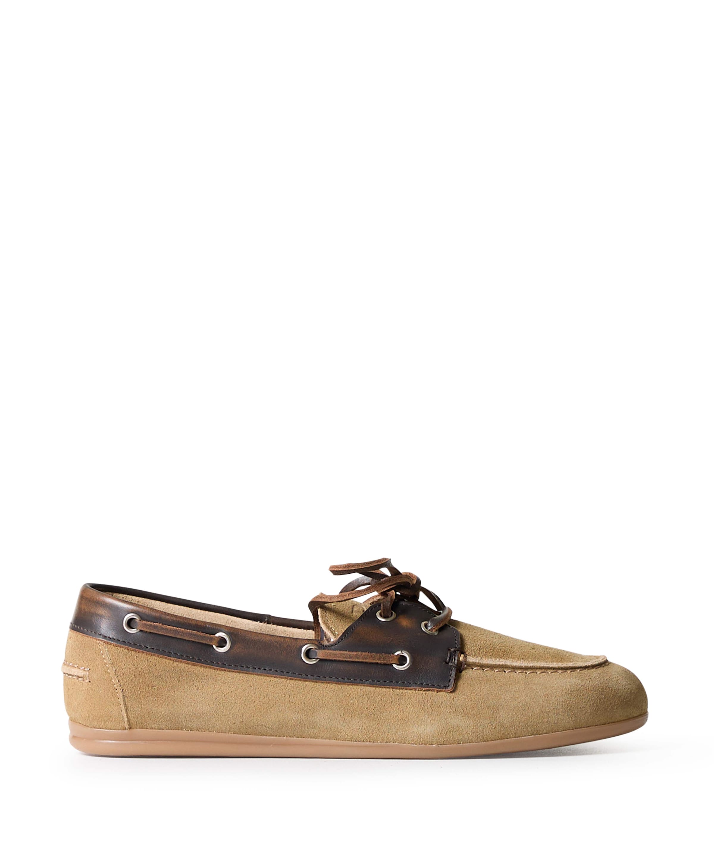 dames mocassins bruin