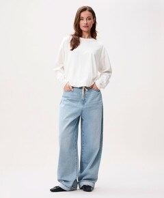 Dames longsleeve ecru