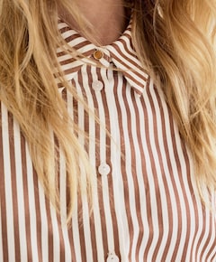 Dames blouse bruin