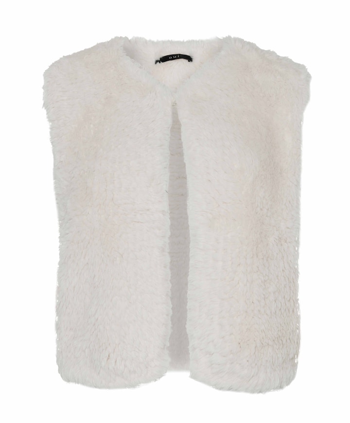 Dames gilet ecru