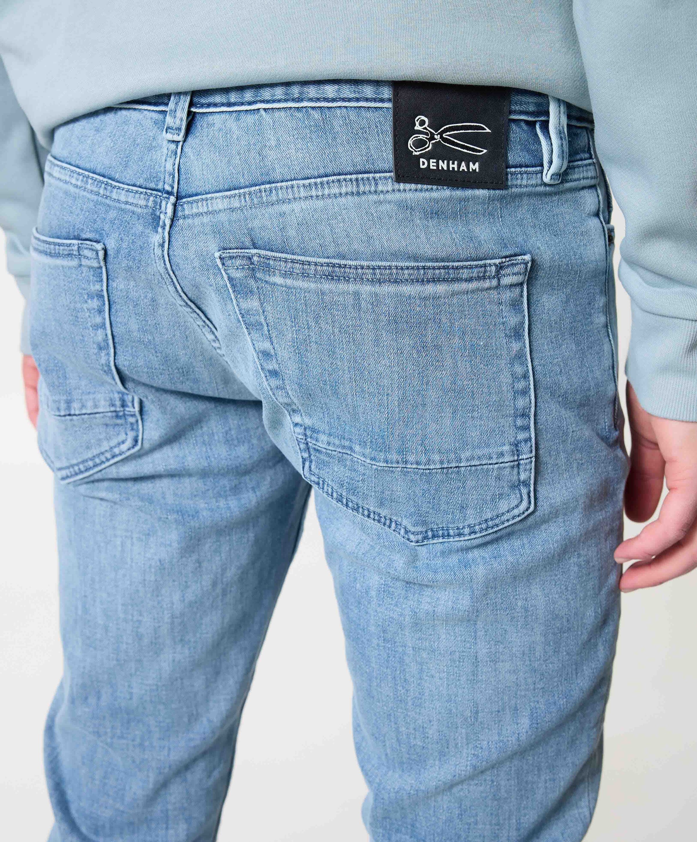 shinshin2525 　no6 Denham RAZOR LH 027 heren jeans blauw 175403 | Van Tilburg