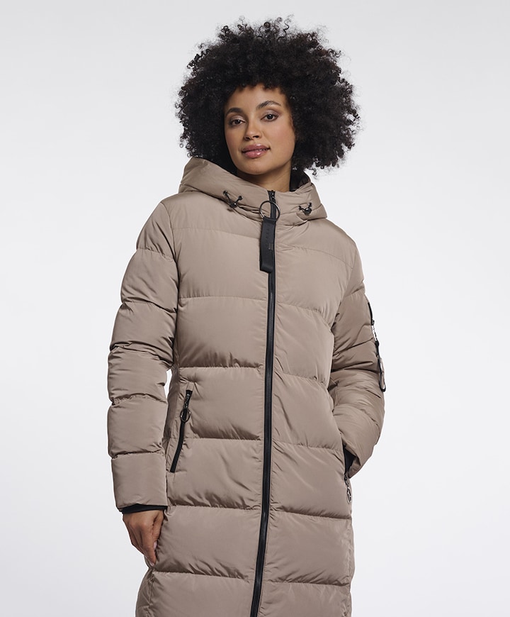 Dames jas beige
