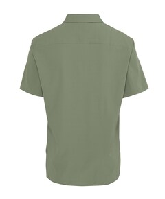 Heren overhemd korte mouw groen