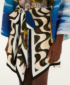 Dames vest blauw