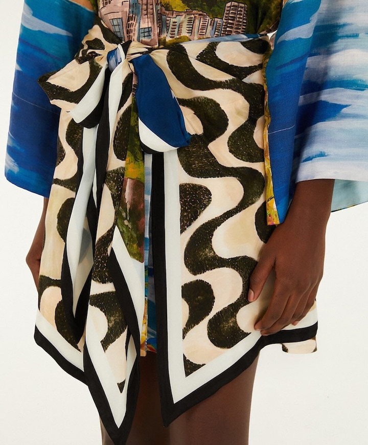 Dames vest blauw