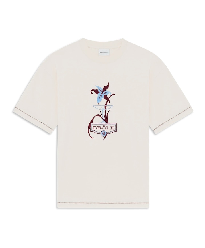 Heren T-shirt ecru