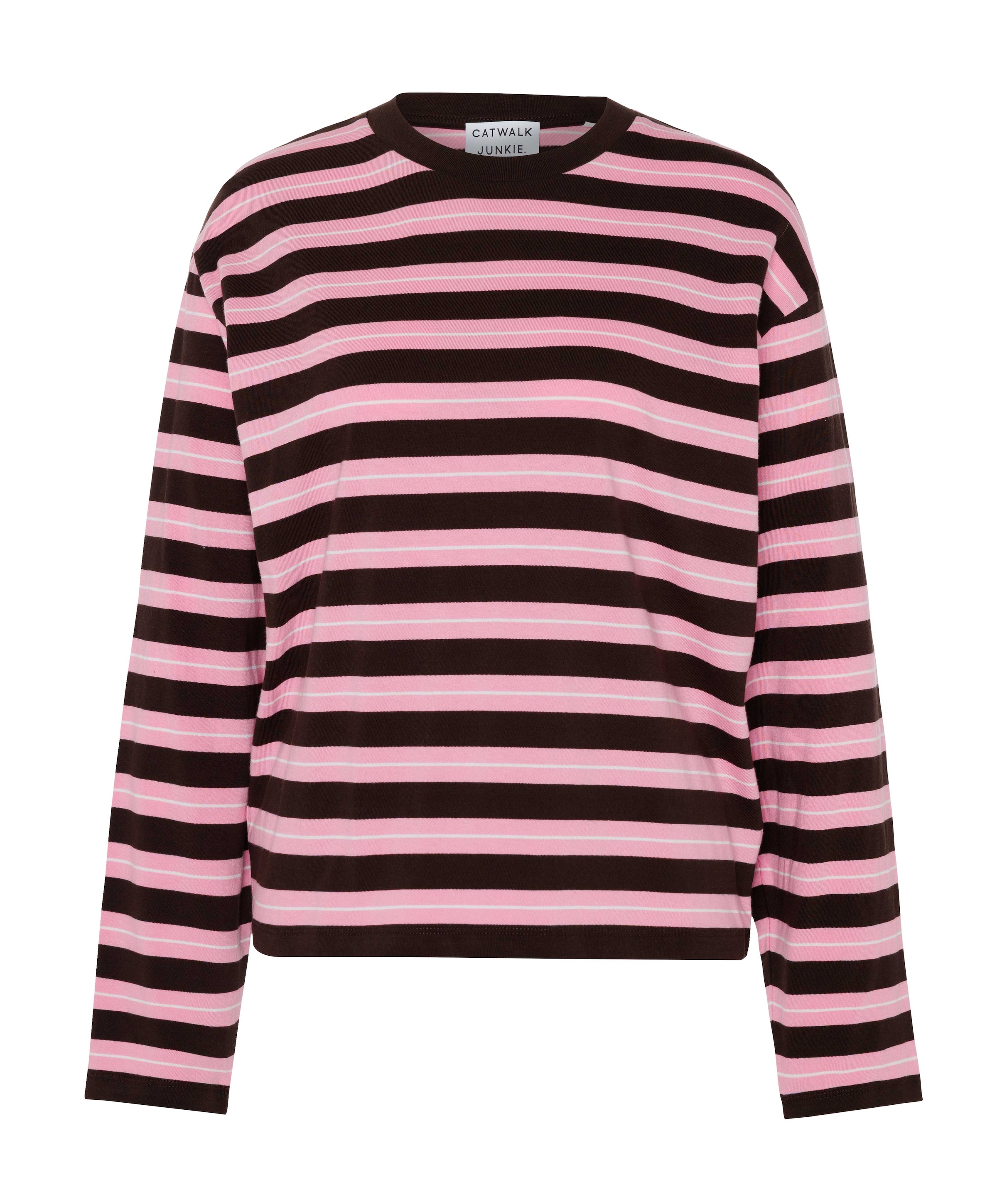Dames longsleeve bruin