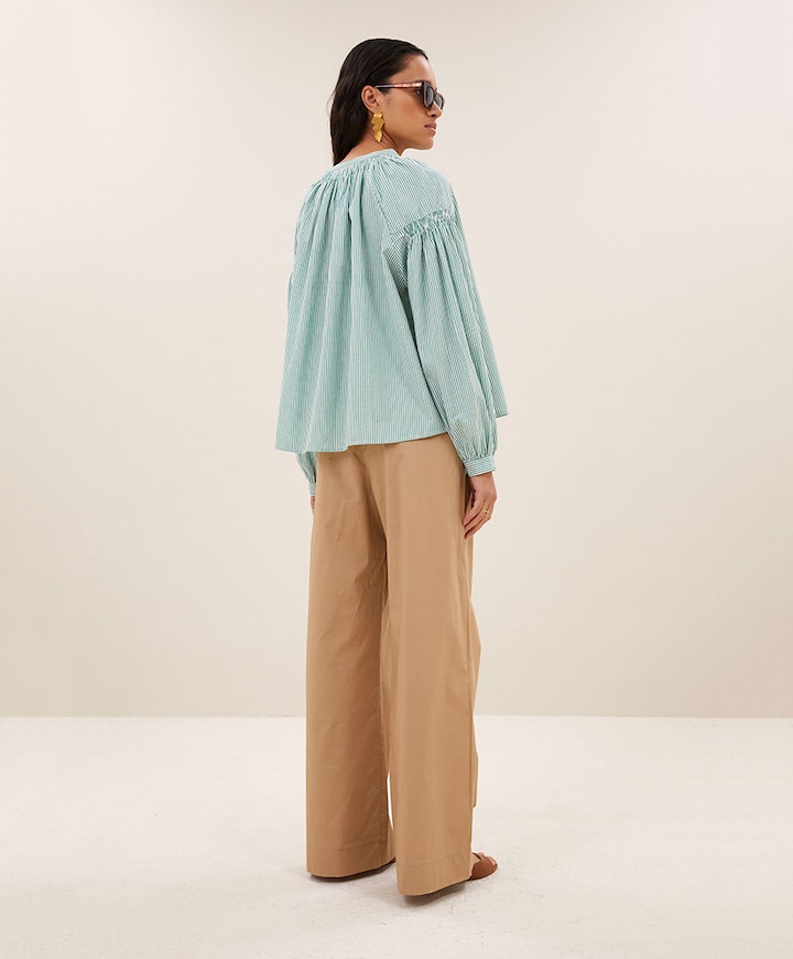 Dames blouse groen