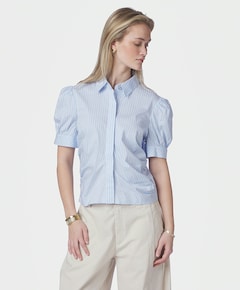 Dames blouse blauw