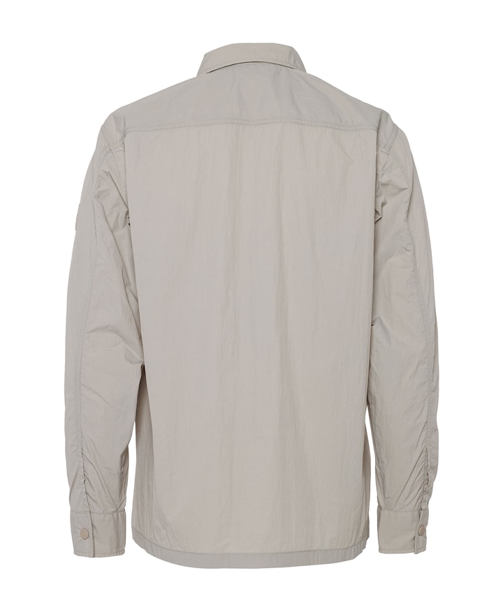 Heren overshirt grijs