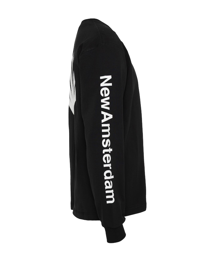 Heren longsleeve zwart