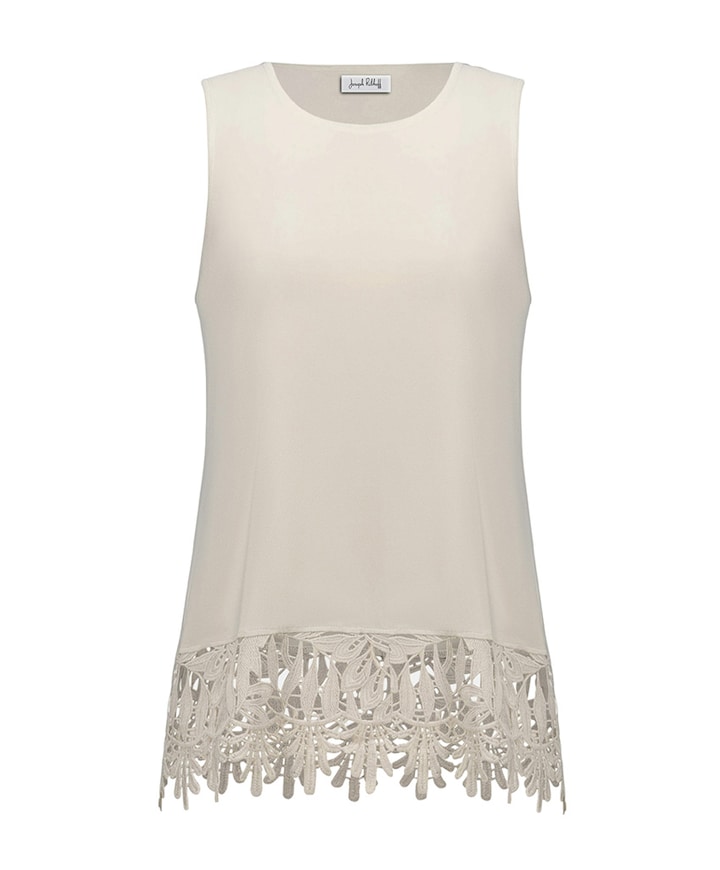 Dames top beige