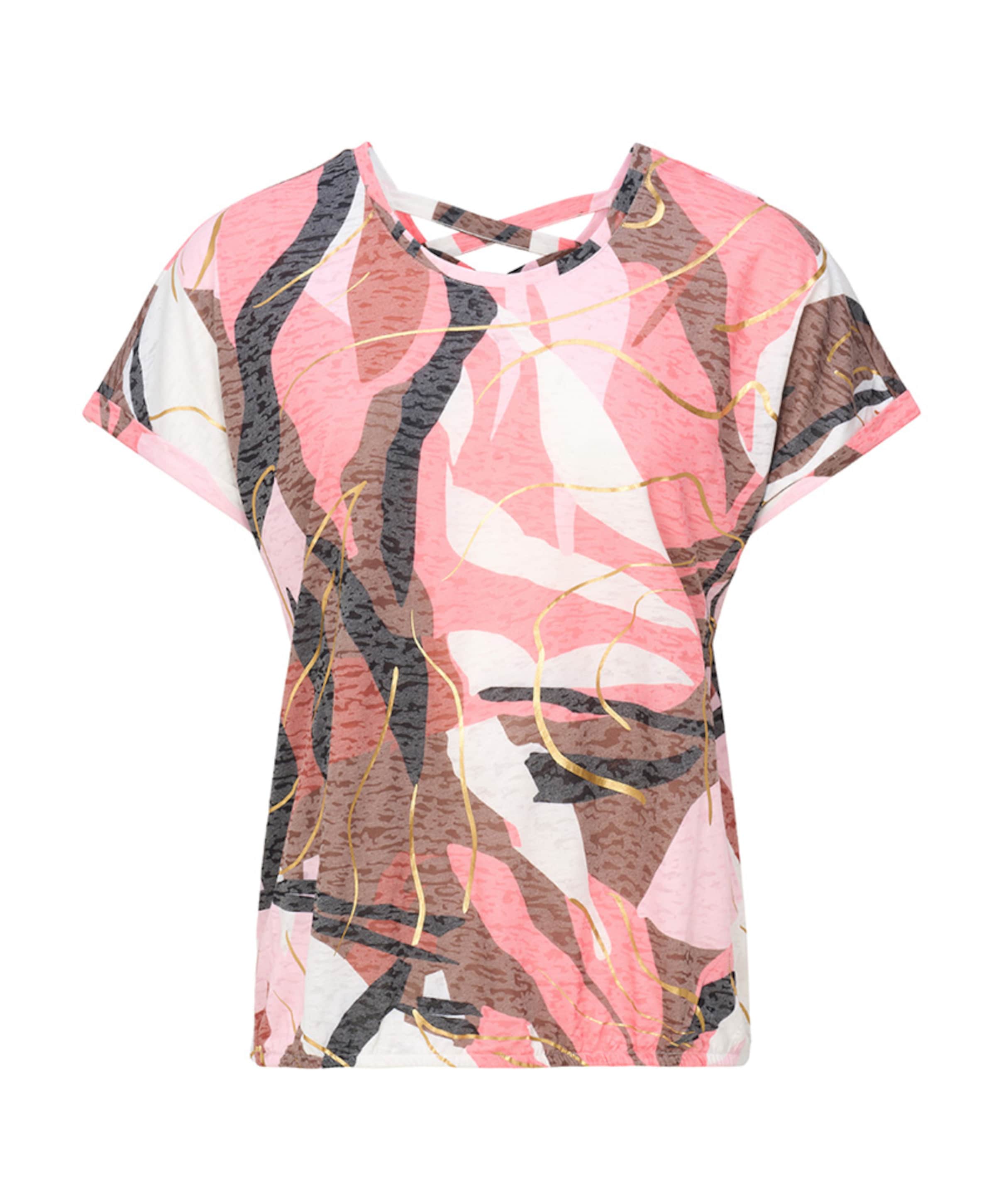Dames T-shirt bruin