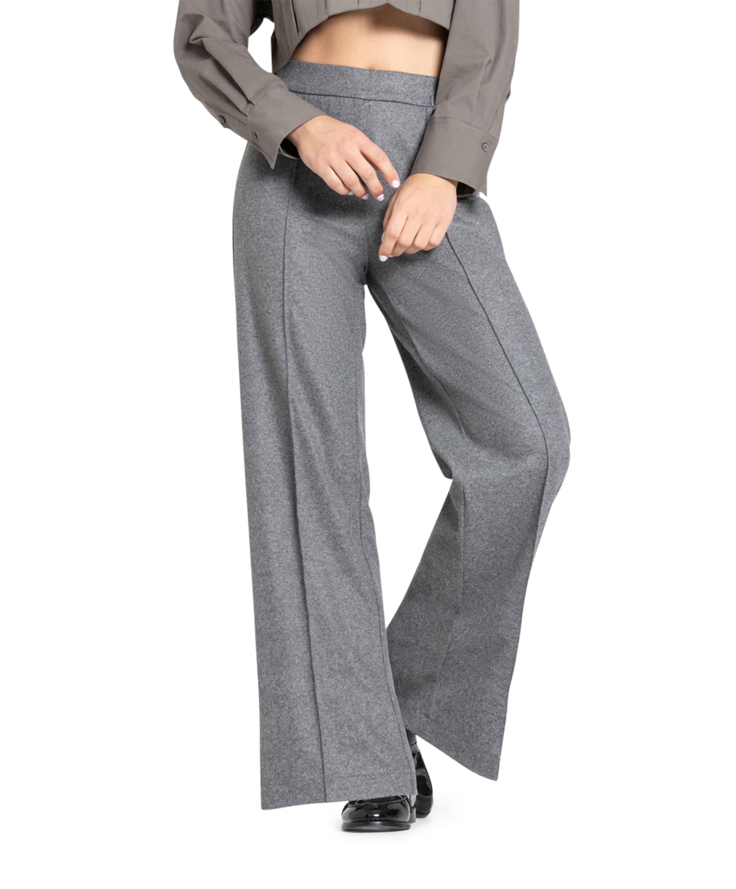 Ava dames broek grijs