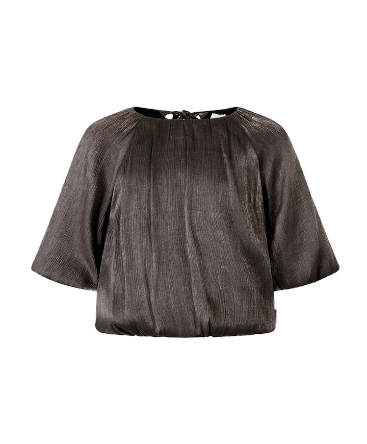 Blouse lange mouw goud