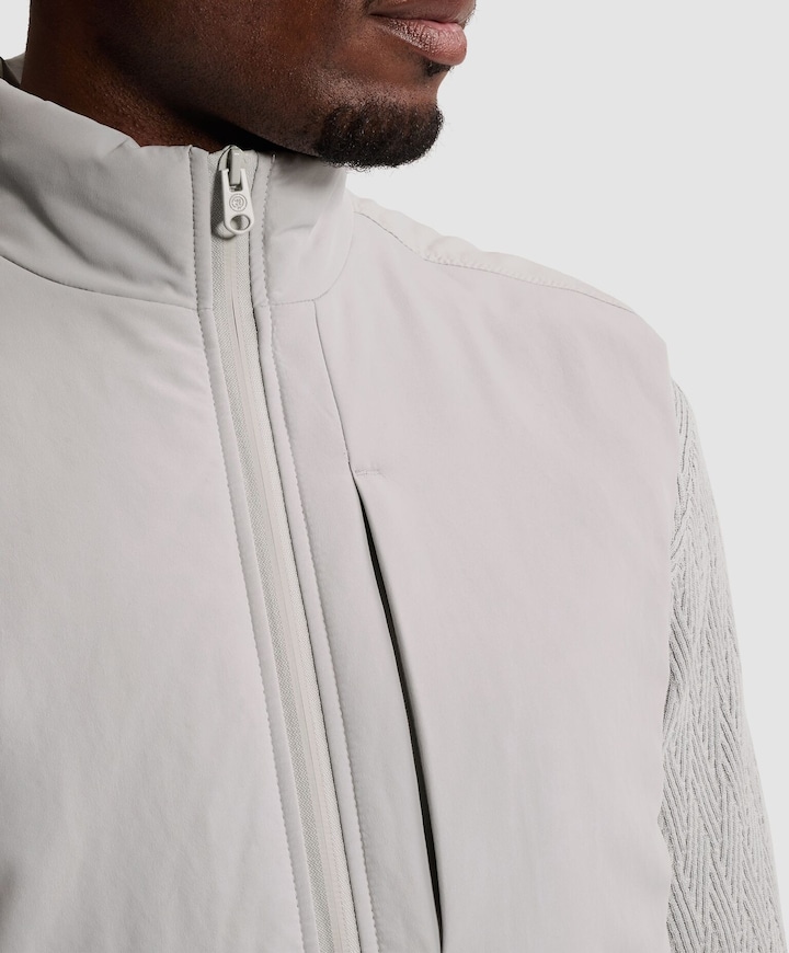 Heren bodywarmer grijs