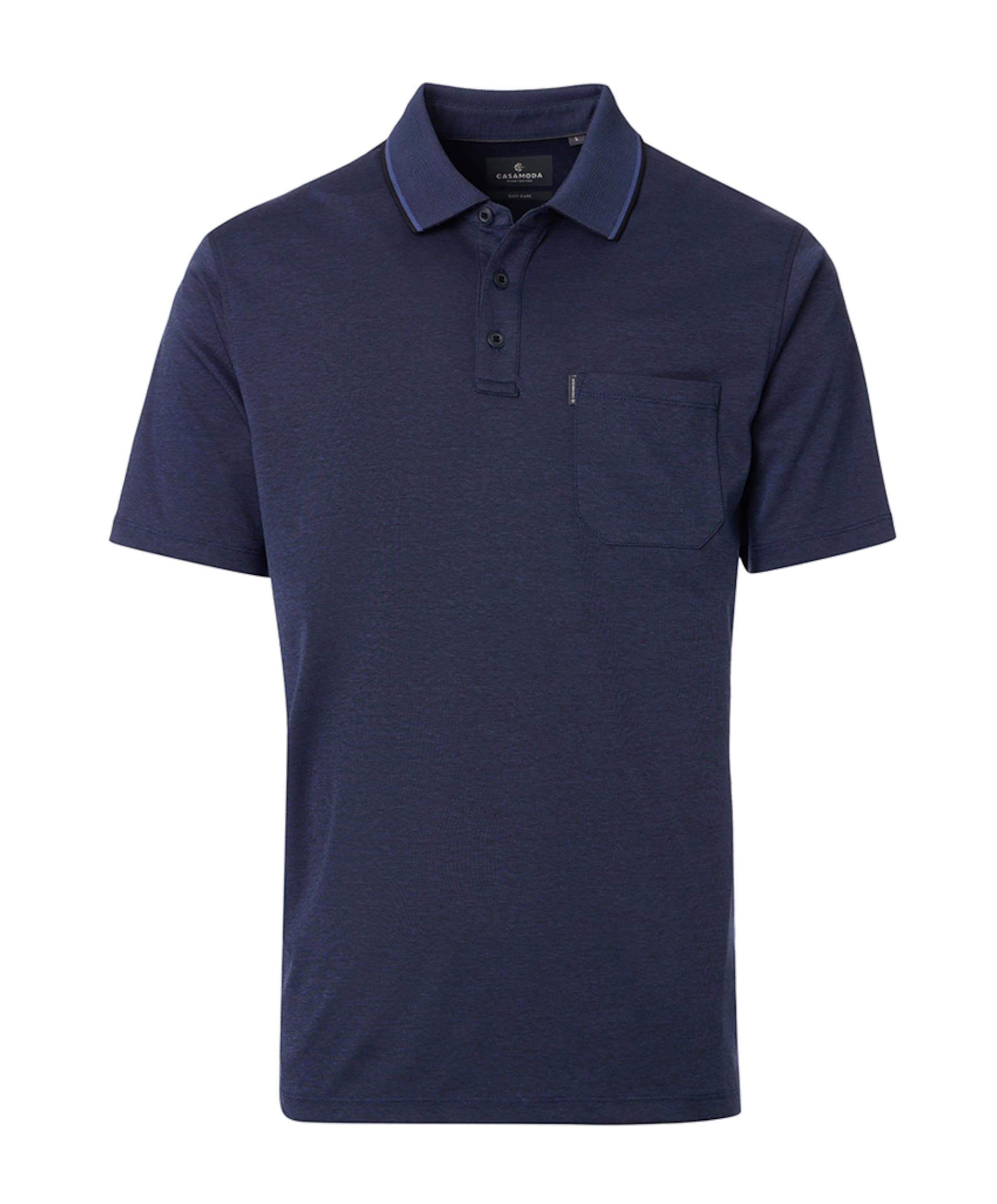Heren polo blauw