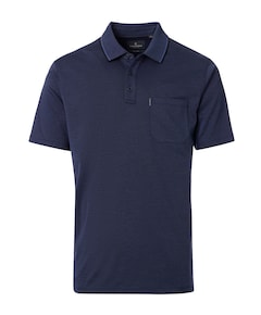Heren polo blauw