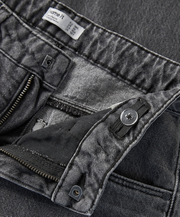 NKFBELLA BARREL JEANS 2113-RM NOOS meisjes jeans grijs