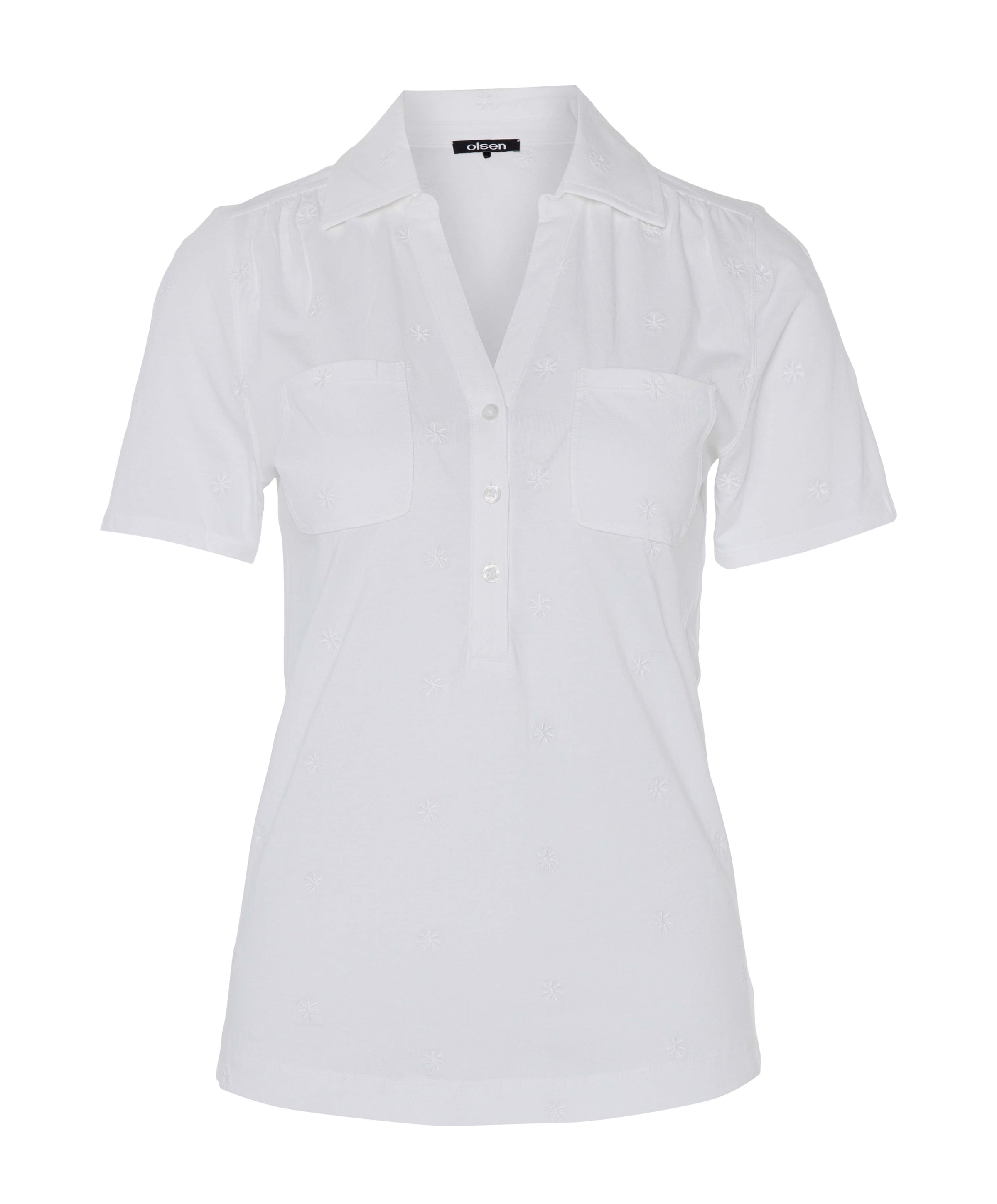 Dames polo wit