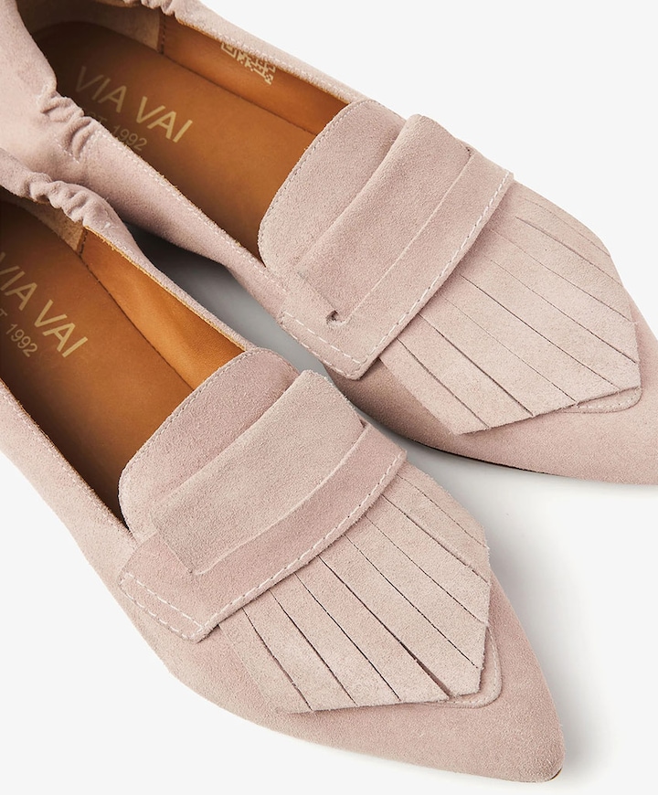 Lola Oakley dames loafers roze