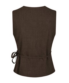 Dames gilet bruin