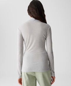 Dames longsleeve grijs