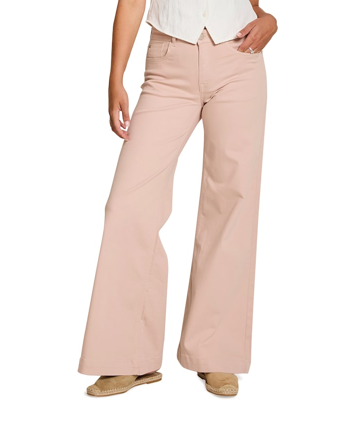 Scotty - Color Denim - 637 - Light dames jeans roze