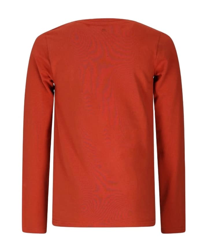Jongens longsleeve oranje
