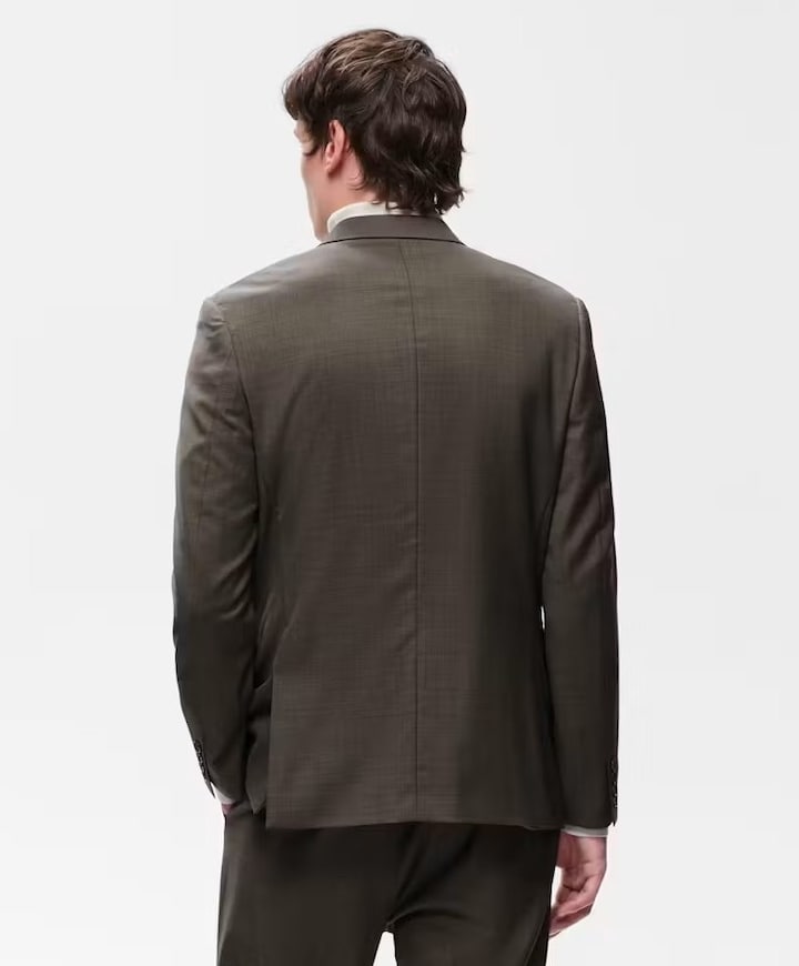 Heren colbert bruin