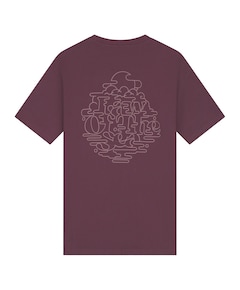 Heren T-shirt paars