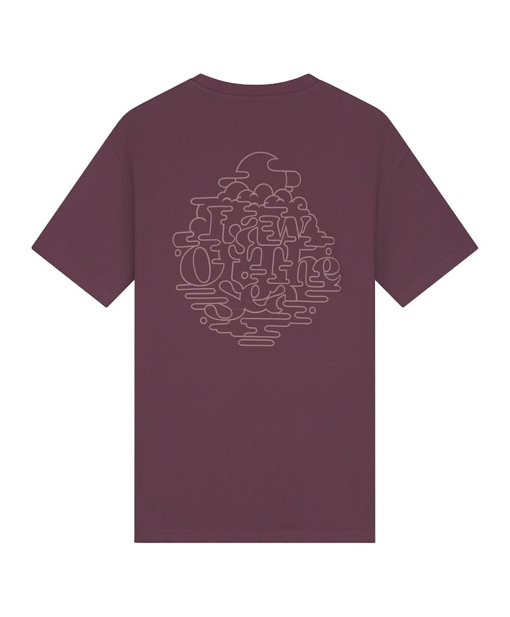 Heren T-shirt paars