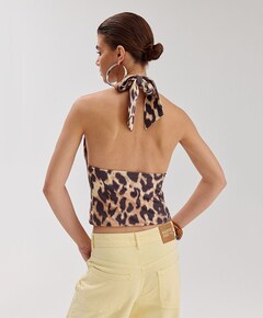 Dames top beige