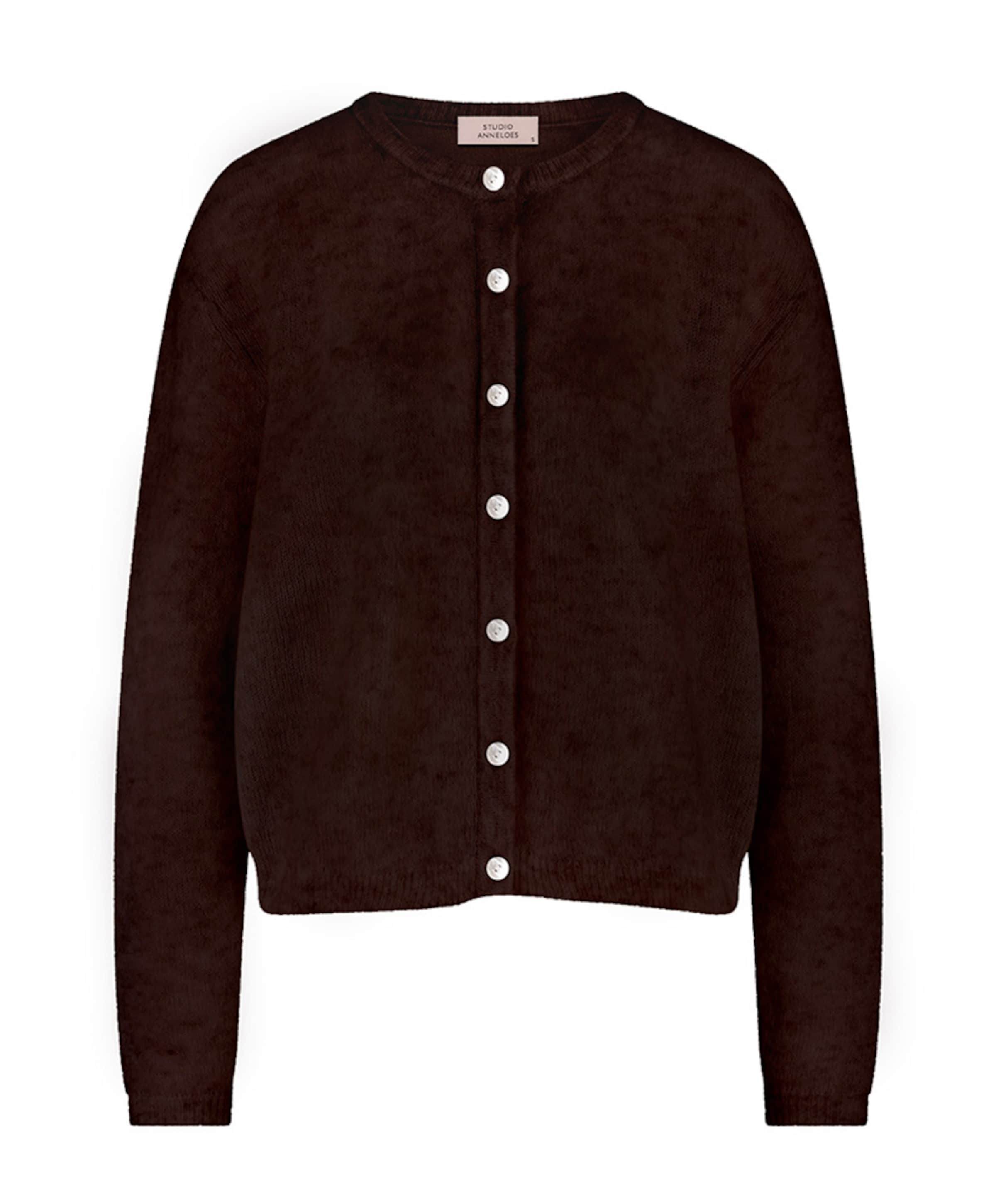 Dames vest bruin