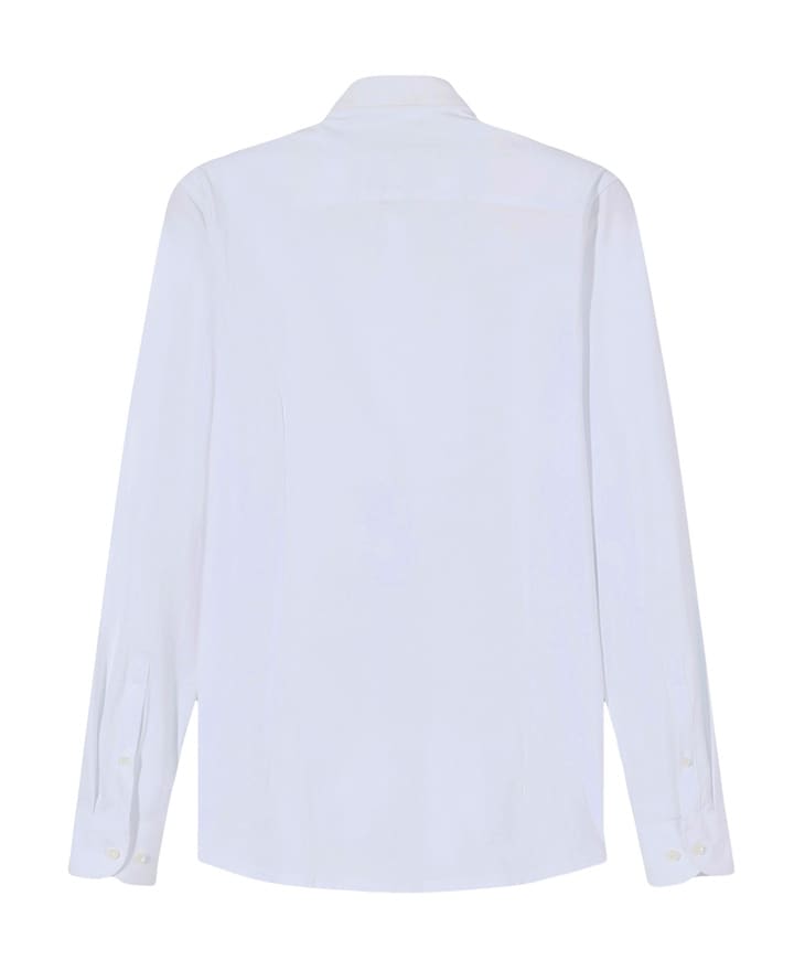 Heren overhemd lange mouw wit