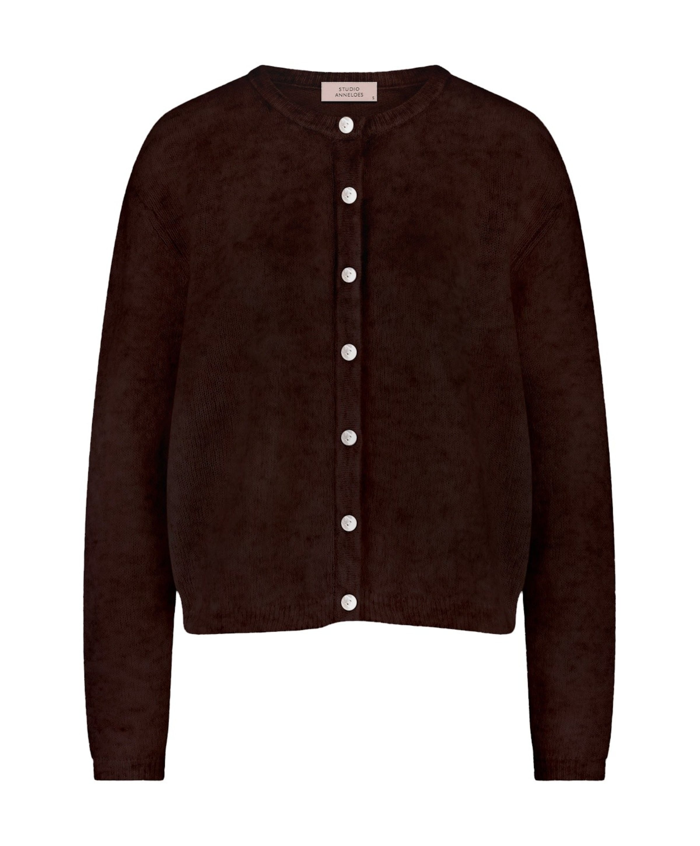 Dames vest bruin