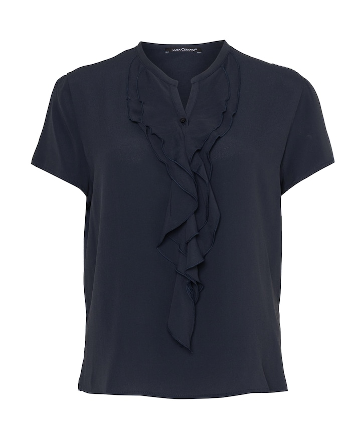 Dames blouse blauw