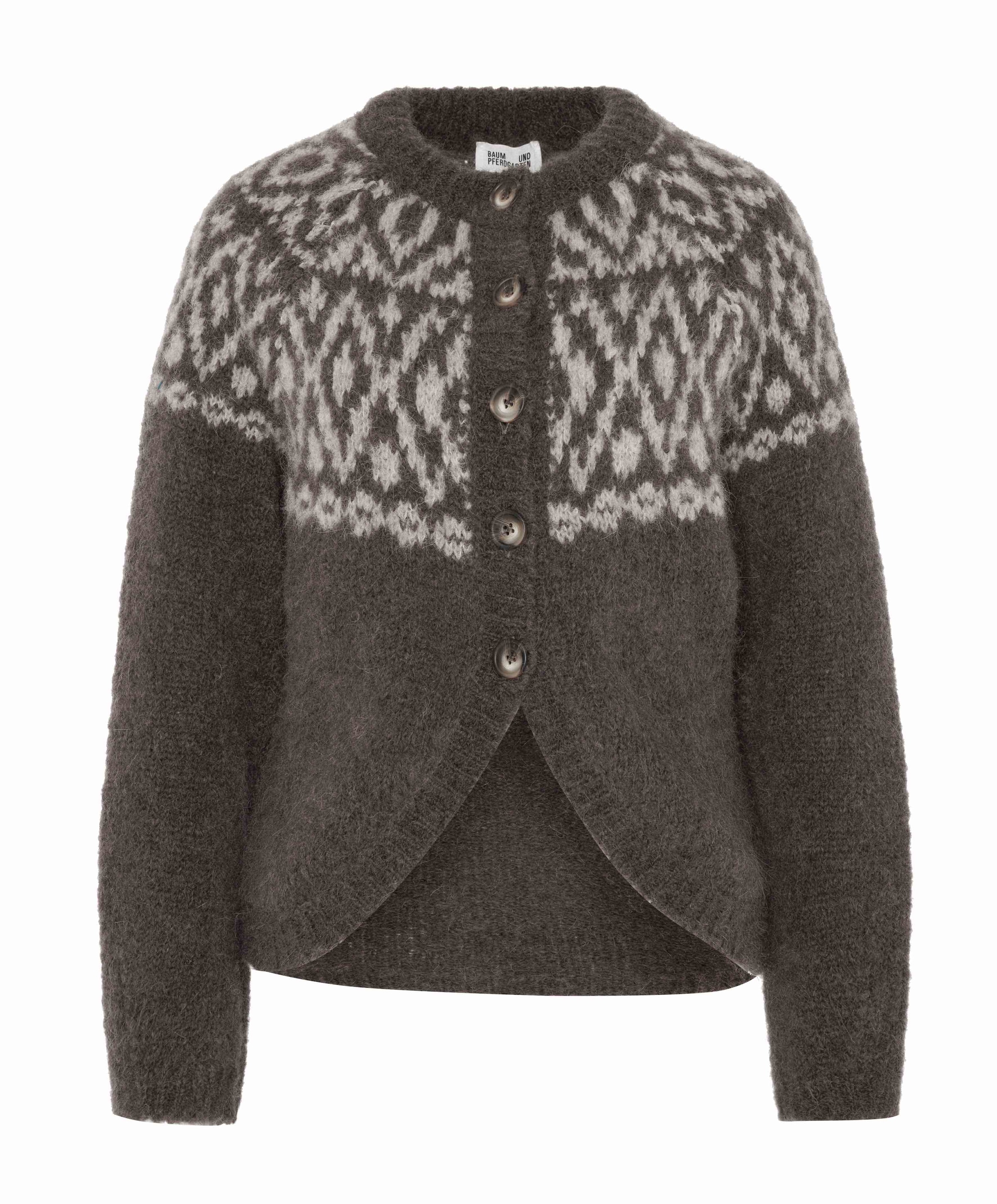 Dames vest grijs