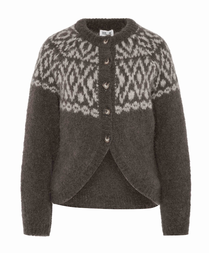 Dames vest grijs