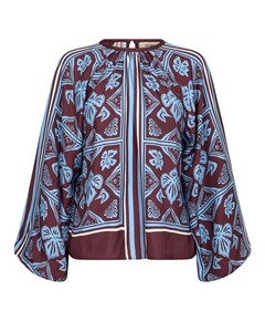 Dames blouse bordeaux