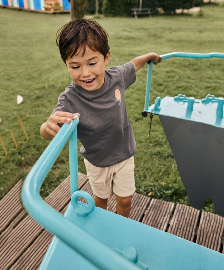 Jongens T-shirt grijs