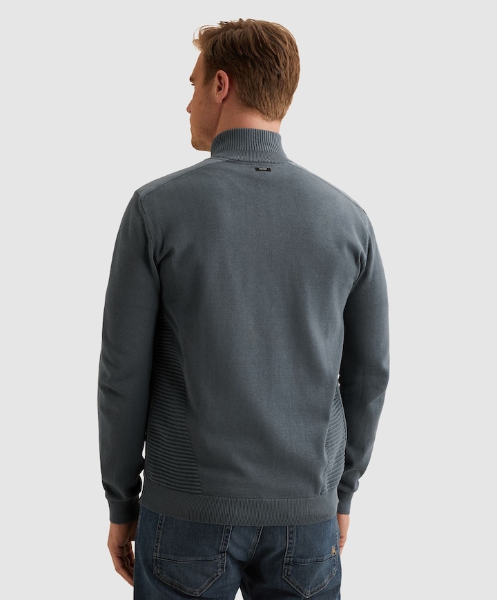 Heren vest blauw