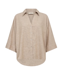 Dames blouse beige