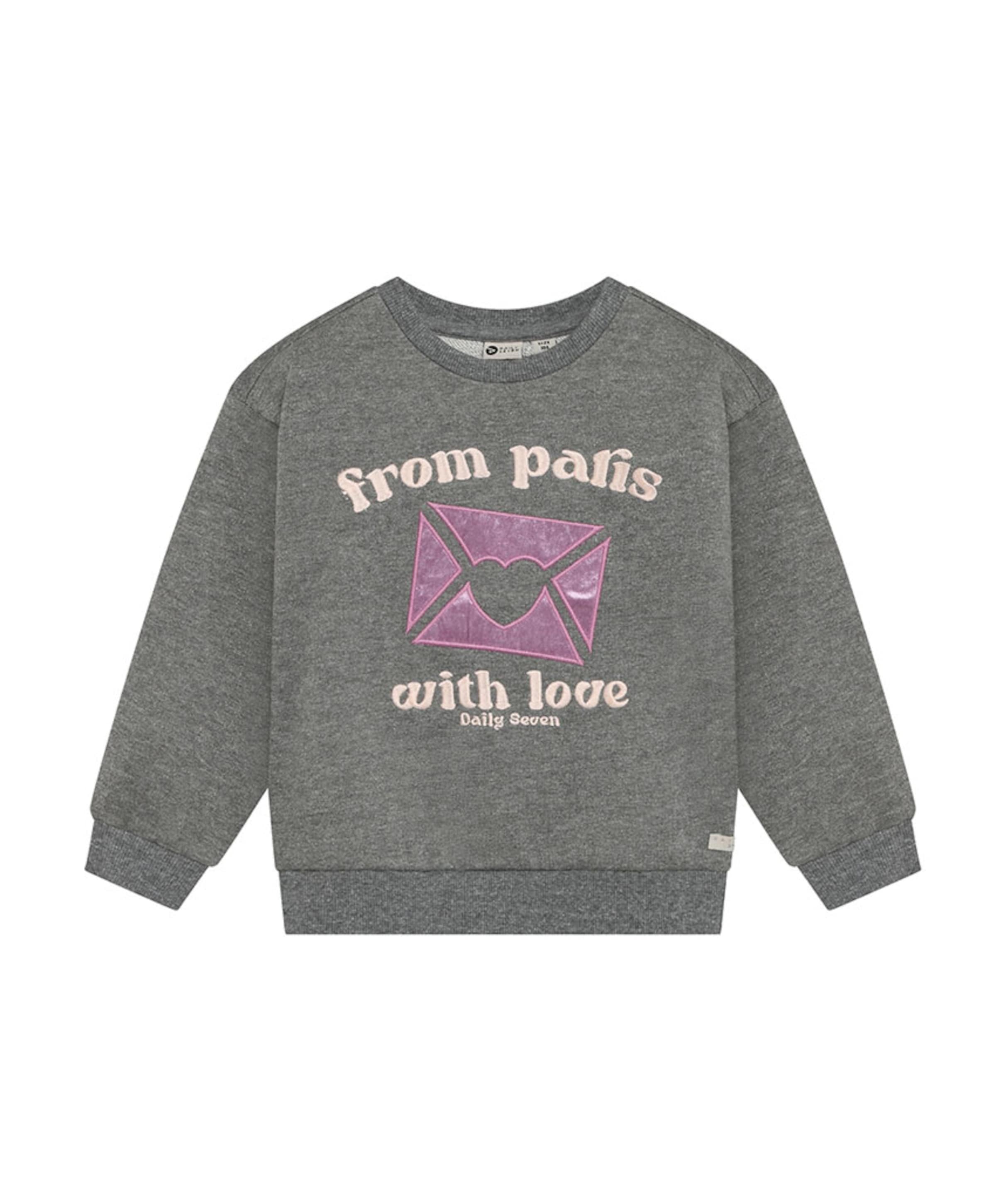 Meisjes sweater grijs
