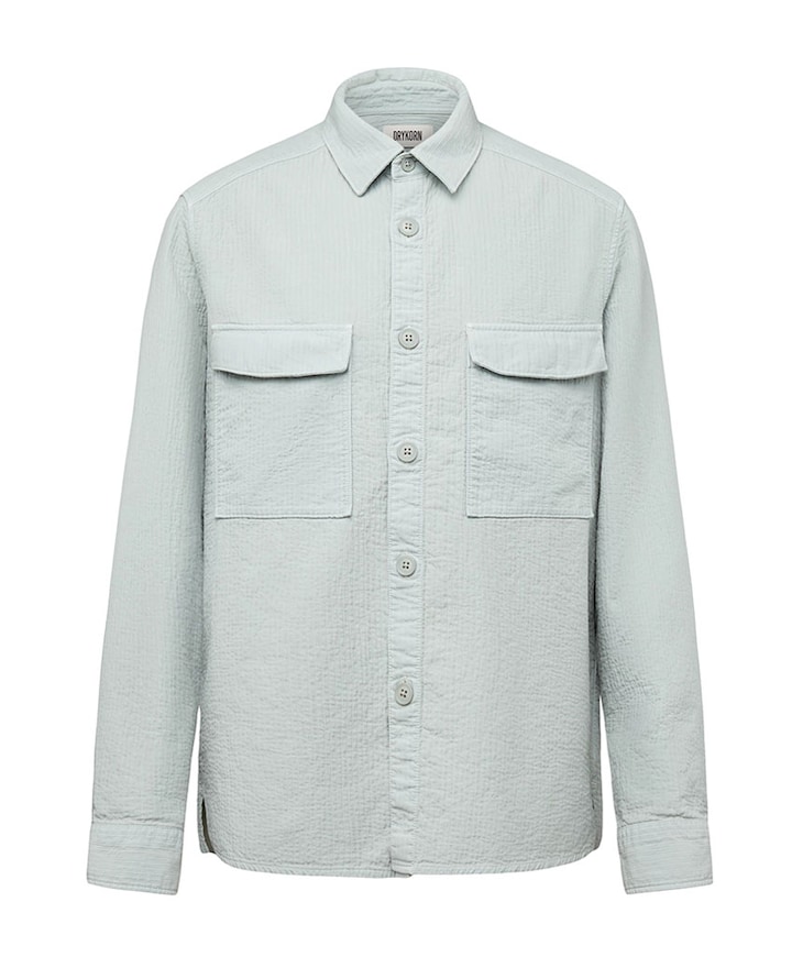 Heren overshirt groen