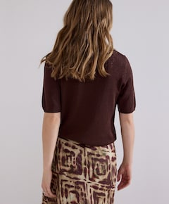 Dames trui bruin