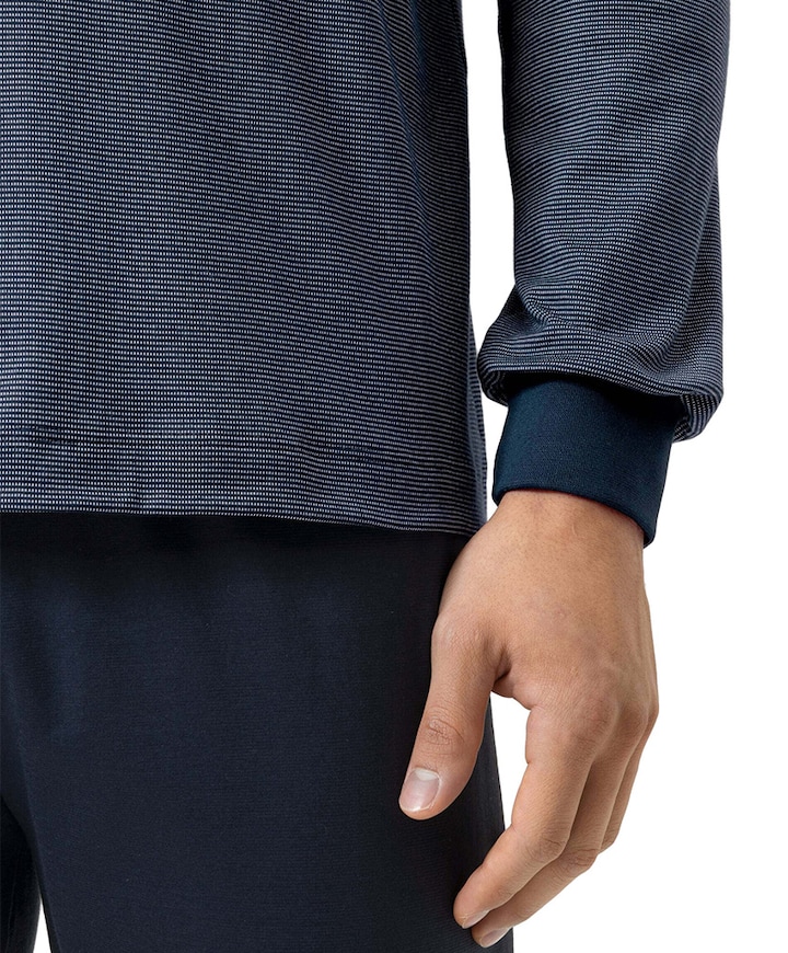 Heren pyjamaset blauw