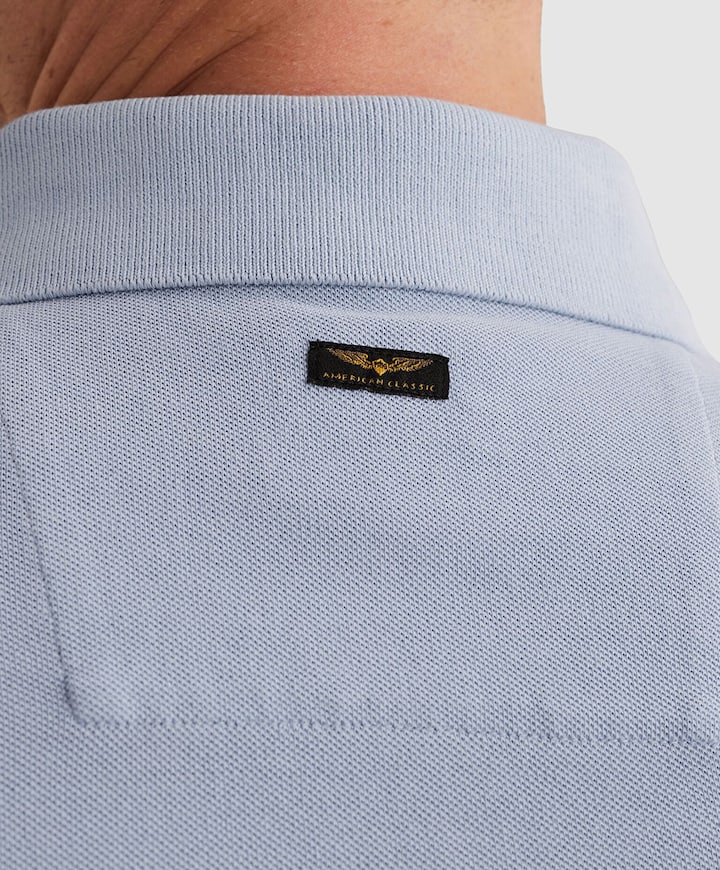 Heren polo blauw