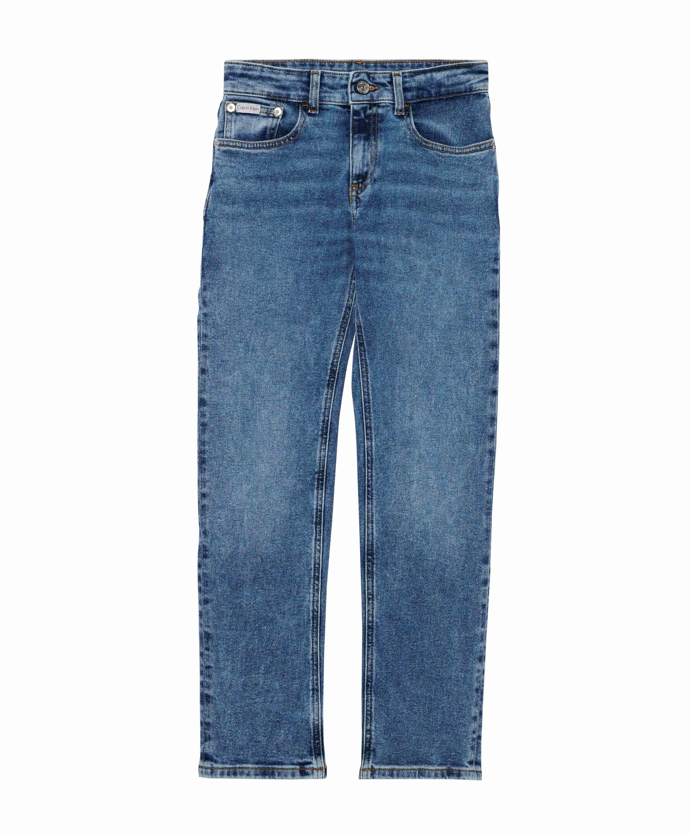 REG STRAIGHT WASH BLUE CF jeans blauw